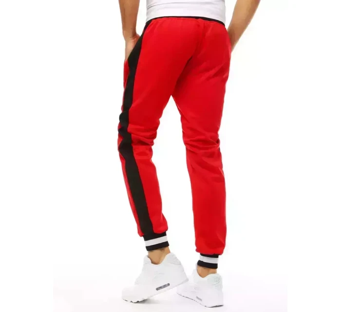 Pánské tepláky červené Dstreet UX3359 Pánské tepláky červené Dstreet UX3359