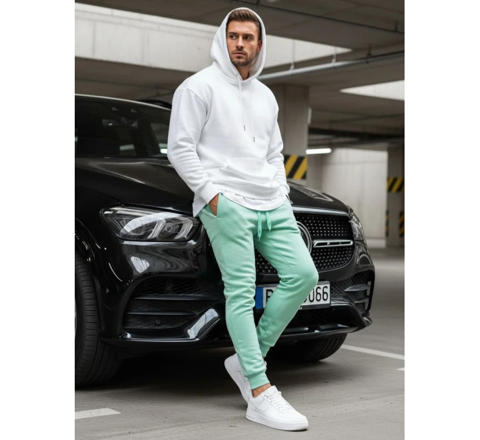 Pánské mátové tepláky Dstreet UX3371 Pánské mátové tepláky Dstreet UX3371