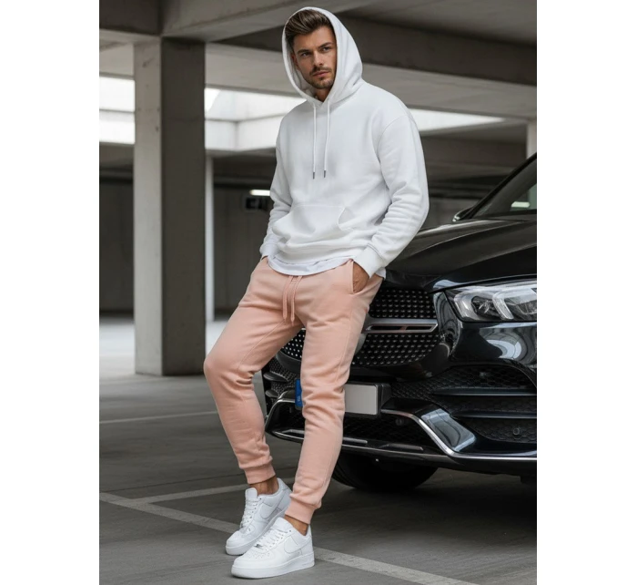 Pánské růžové tepláky Dstreet UX3452 Pánské růžové tepláky Dstreet UX3452