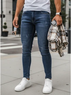 Jeansy męskie slim fit niebieskie FashionStreet UX3457