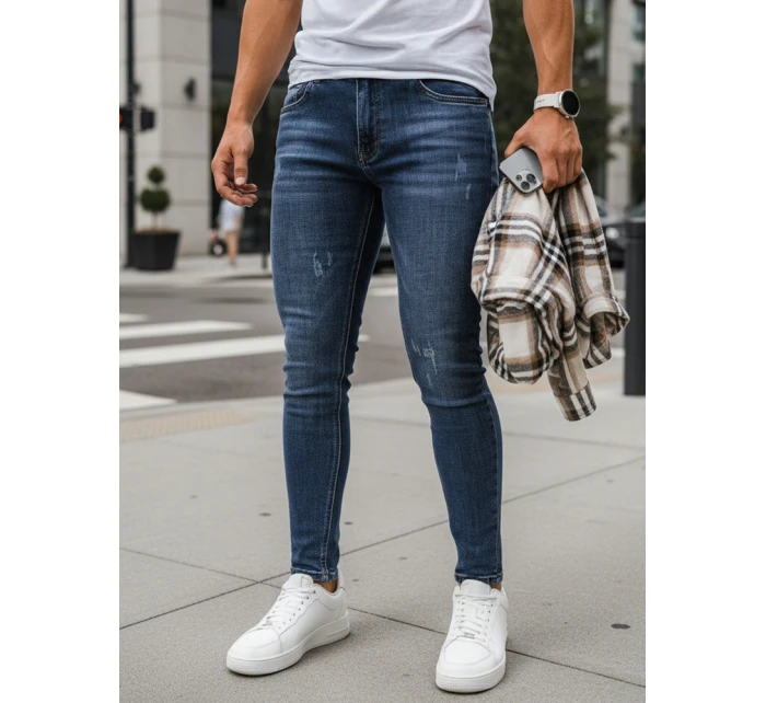 Jeansy męskie slim fit niebieskie FashionStreet UX3457 Jeansy męskie slim fit niebieskie FashionStreet UX3457