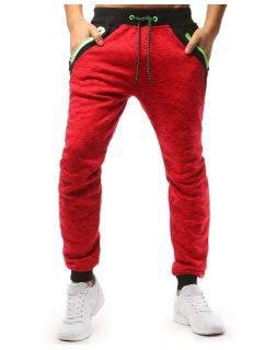 Pánské tepláky červené Dstreet UX3513