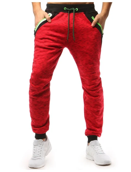 Pánské tepláky červené Dstreet UX3513 Pánské tepláky červené Dstreet UX3513