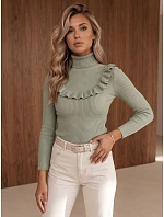 Dámský svetr NOAH světle zelený Dstreet model 21964182 - FashionStreet Dámský svetr NOAH světle zelený Dstreet model 21964182 - FashionStreet