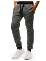 Pánské antracitové tepláky Dstreet UX3538