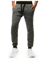 Pánské antracitové tepláky Dstreet UX3538