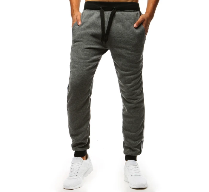 Pánské antracitové tepláky Dstreet UX3538 Pánské antracitové tepláky Dstreet UX3538