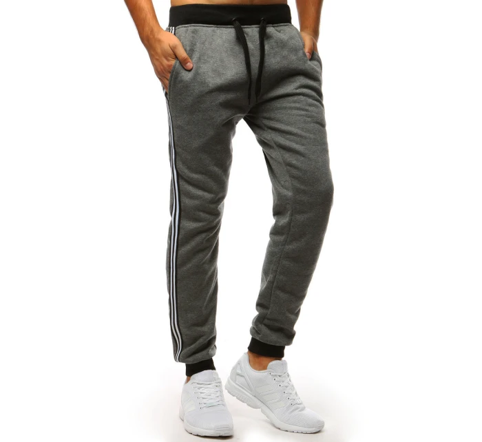 Pánské antracitové tepláky Dstreet UX3538 Pánské antracitové tepláky Dstreet UX3538