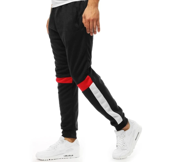 Pánské černé tepláky Dstreet UX3542 Pánské černé tepláky Dstreet UX3542