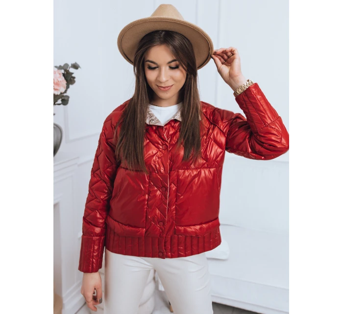 Dámská bunda ELBRA červená FashionStreet TY2760 Dámská bunda ELBRA červená FashionStreet TY2760