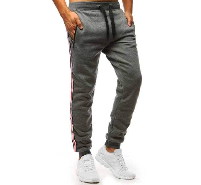 Pánské antracitové tepláky Dstreet UX3623 Pánské antracitové tepláky Dstreet UX3623