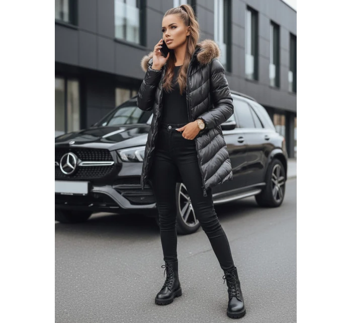Dámská zimní bunda PREMIUM černá Dstreet TY3024 Dámská zimní bunda PREMIUM černá Dstreet TY3024