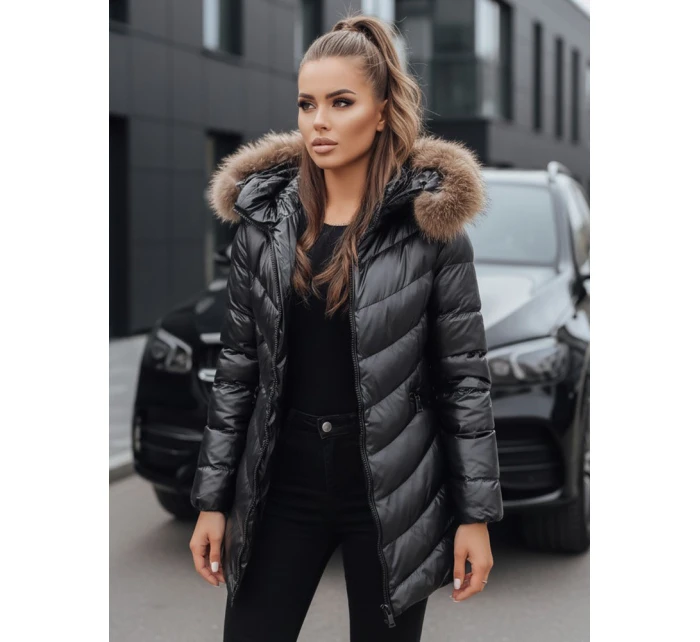 Dámská zimní bunda PREMIUM černá Dstreet TY3024 Dámská zimní bunda PREMIUM černá Dstreet TY3024
