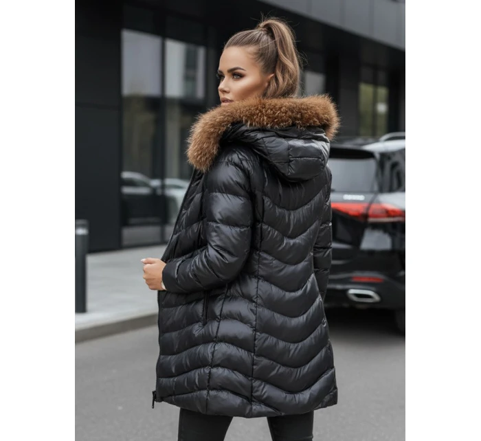 Dámská zimní bunda PREMIUM černá Dstreet TY3024 Dámská zimní bunda PREMIUM černá Dstreet TY3024