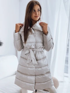 Dámská prošívaná bunda kabát LONDON PREMIUM béžová Dstreet TY3162