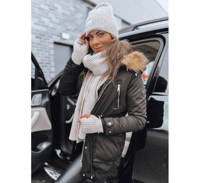 Dámská parka STELLA černá Dstreet TY3180 Dámská parka STELLA černá Dstreet TY3180