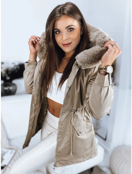 Dámská bunda MEGI beige Dstreet TY3304 Dámská bunda MEGI beige Dstreet TY3304