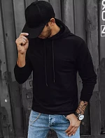 Pánská černá mikina FashionStreet BX5473