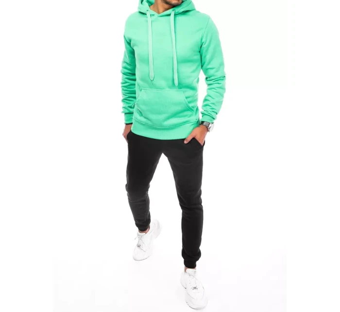 Pánská mátová a černá tepláková souprava Dstreet AX0642 Pánská mátová a černá tepláková souprava Dstreet AX0642