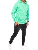 Pánská mátová a černá tepláková souprava Dstreet AX0642 Pánská mátová a černá tepláková souprava Dstreet AX0642