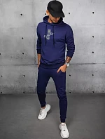 Pánské tmavě modré tepláky FashionStreet AX0678