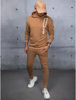 Pánská tepláková souprava velbloudí barvy Dstreet AX0684