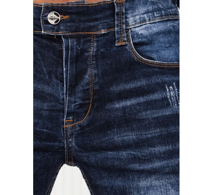 Pánské tmavě modré kalhoty Dstreet UX3916 Pánské tmavě modré kalhoty Dstreet UX3916