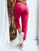 Dámské kalhoty chinos ME BELLA fuchsiová Dstreet UY1410