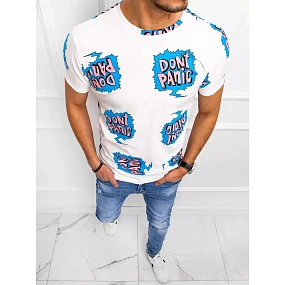 Pánské bílé tričko s potiskem Dstreet model 21968794 - FashionStreet Pánské bílé tričko s potiskem Dstreet model 21968794 - FashionStreet