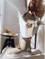 Dámské boty ELISA beige Dstreet ZY0280