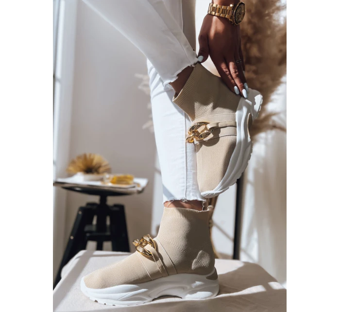 Dámské boty ELISA beige Dstreet ZY0280 Dámské boty ELISA beige Dstreet ZY0280