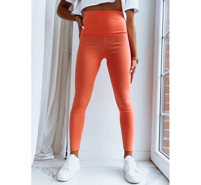 Dámské legíny MEDA oranžové Dstreet UY1477 Dámské legíny MEDA oranžové Dstreet UY1477