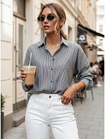 Dámské oversize tričko BLISS šedé FashionStreet DY0350 Dámské oversize tričko BLISS šedé FashionStreet DY0350