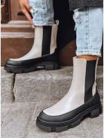 Dámské boty FROSTFALL beige Dstreet ZY0355