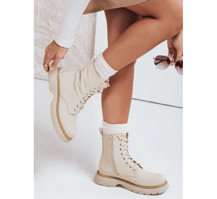 Dámské boty MOONSTONE beige Dstreet ZY0367 Dámské boty MOONSTONE beige Dstreet ZY0367