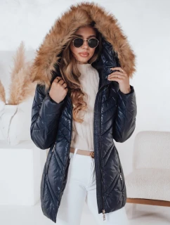 Dámská prošívaná zimní bunda SOLARIS navy blue Dstreet TY4009