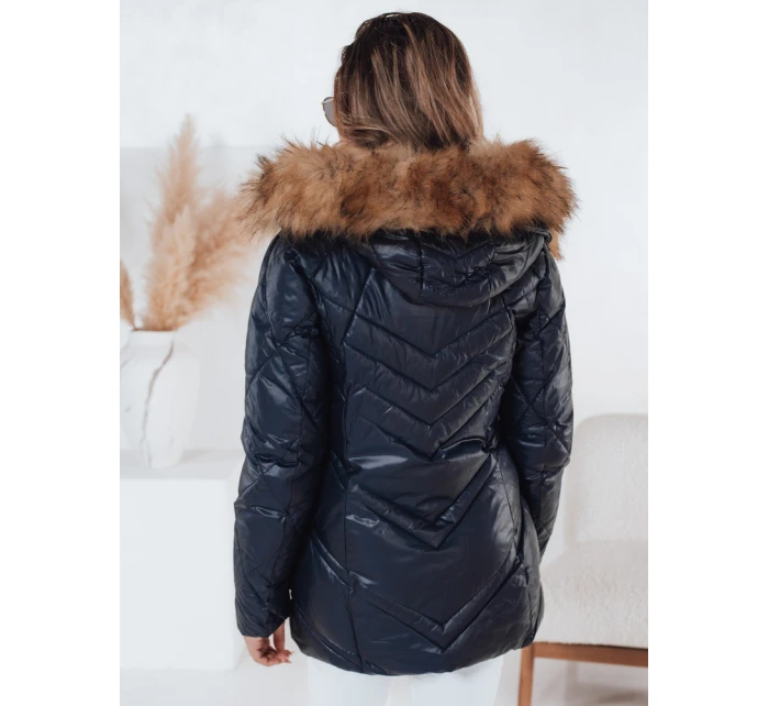 Dámská prošívaná zimní bunda SOLARIS navy blue Dstreet TY4009 Dámská prošívaná zimní bunda SOLARIS navy blue Dstreet TY4009
