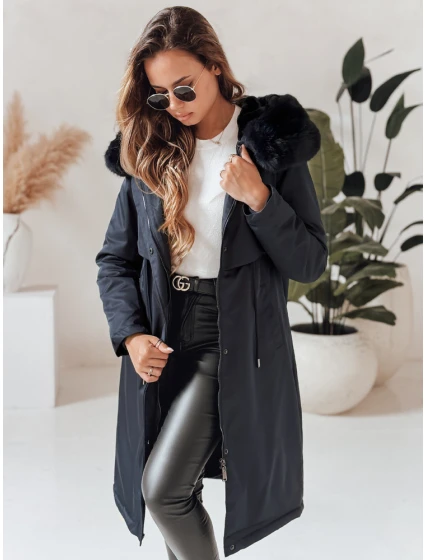 Dámská zimní bunda parka LUSTER navy blue Dstreet TY4018 Dámská zimní bunda parka LUSTER navy blue Dstreet TY4018