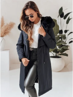 Dámská zimní bunda parka LUSTER navy blue Dstreet TY4018
