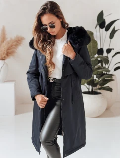 Dámská zimní bunda parka LUSTER navy blue Dstreet TY4018