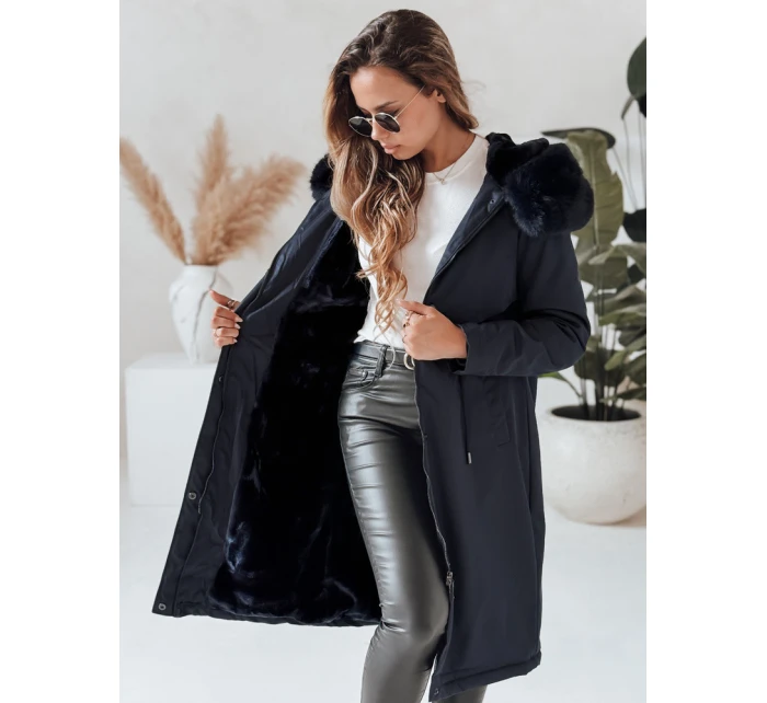 Dámská zimní bunda parka LUSTER navy blue Dstreet TY4018 Dámská zimní bunda parka LUSTER navy blue Dstreet TY4018