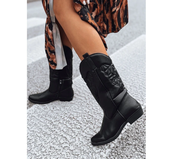 Dámské boty COZY black Dstreet ZY0414 Dámské boty COZY black Dstreet ZY0414