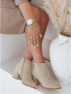 Dámské boty LORNE beige Dstreet ZY0433