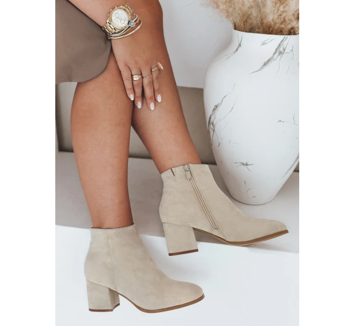 Dámské boty LORNE beige Dstreet ZY0433 Dámské boty LORNE beige Dstreet ZY0433