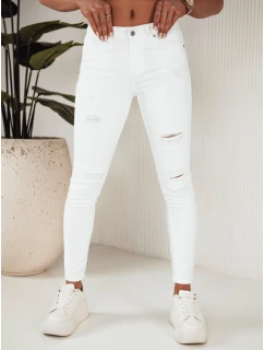 Dámské džínové kalhoty MOLI white Dstreet UY1871