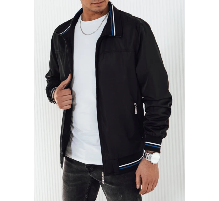 Pánská přechodná bunda černá Dstreet TX4675 Pánská přechodná bunda černá Dstreet TX4675