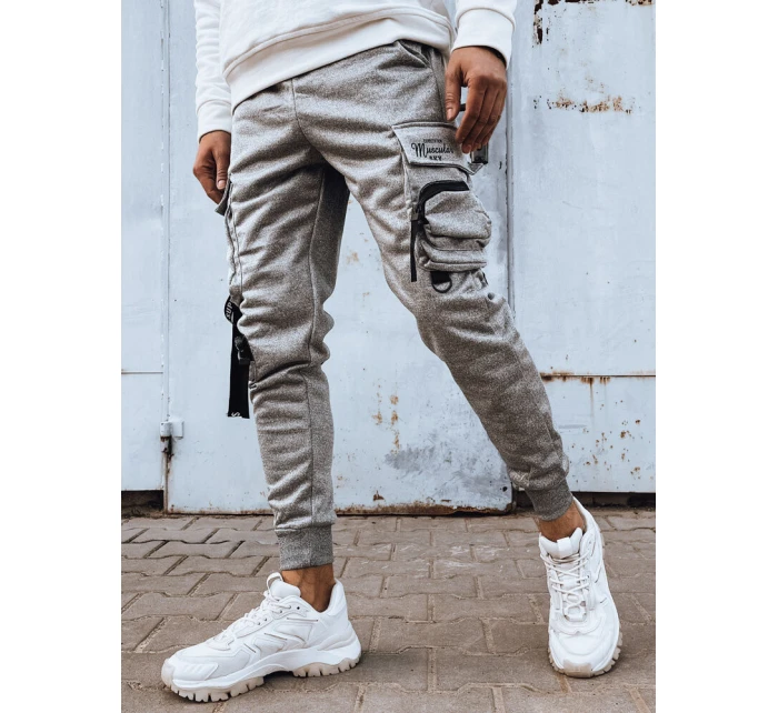 Pánské bojové kalhoty šedé Dstreet UX4204 Pánské bojové kalhoty šedé Dstreet UX4204