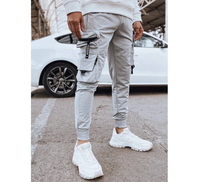 Pánské bojové kalhoty šedé Dstreet UX4215 Pánské bojové kalhoty šedé Dstreet UX4215