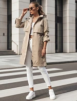 NOCITO FashionStreet dámská přechodná bunda typu parka velbloudí barvy TY4202