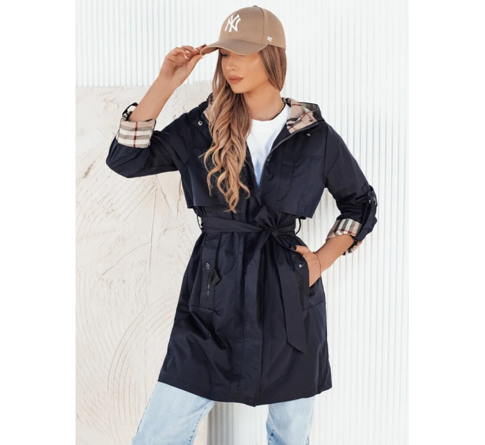 Dámská přechodná bunda parka CIVIT navy blue Dstreet TY4211 Dámská přechodná bunda parka CIVIT navy blue Dstreet TY4211